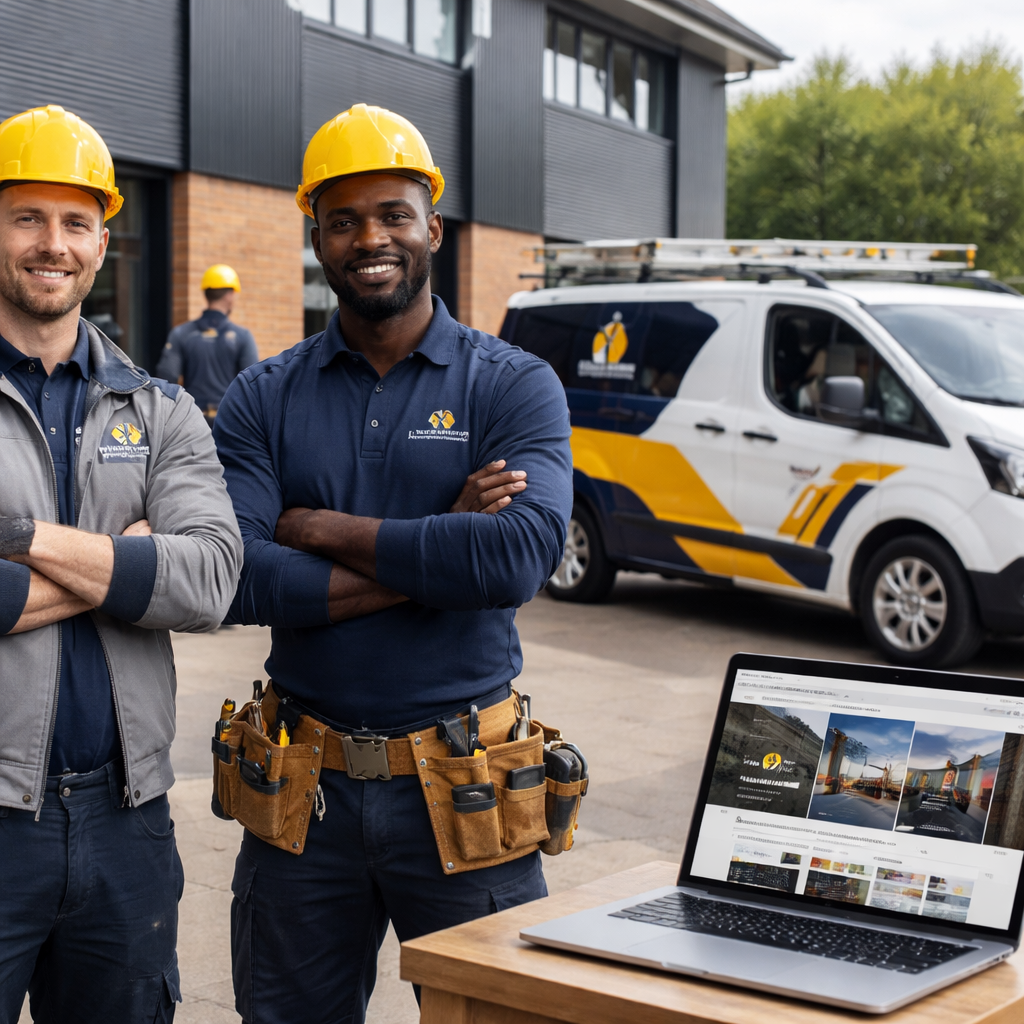 how to build a construction company brand UK