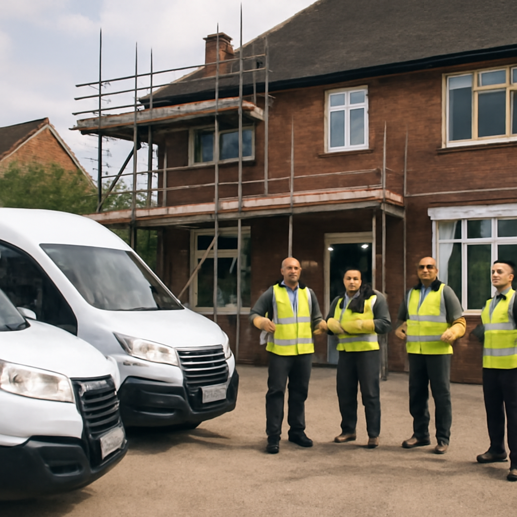 scaling construction business from sole trader to team UK