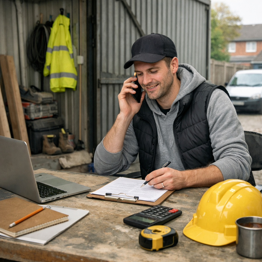 starting a construction company with minimal budget UK