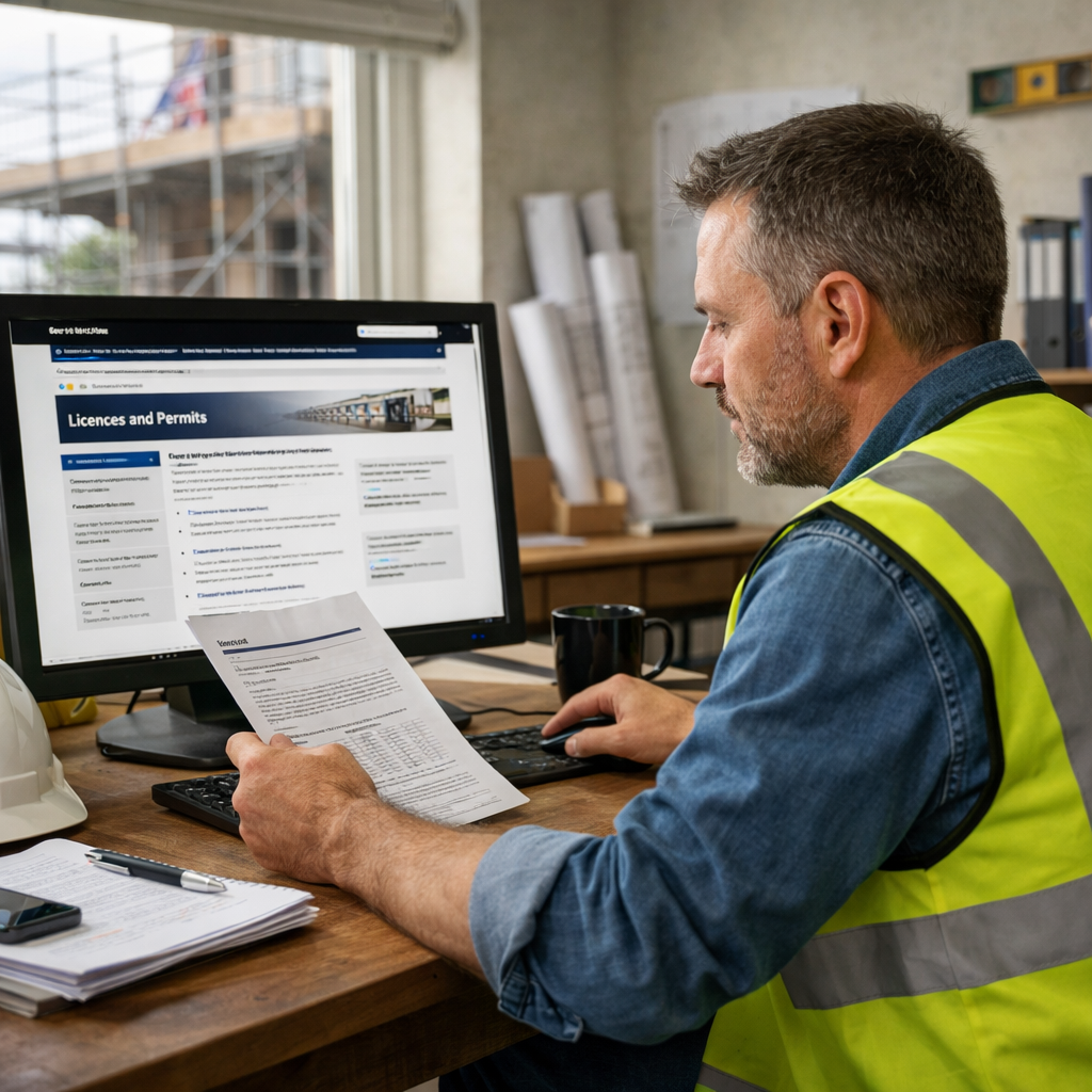 what licence do you need to start a construction company UK