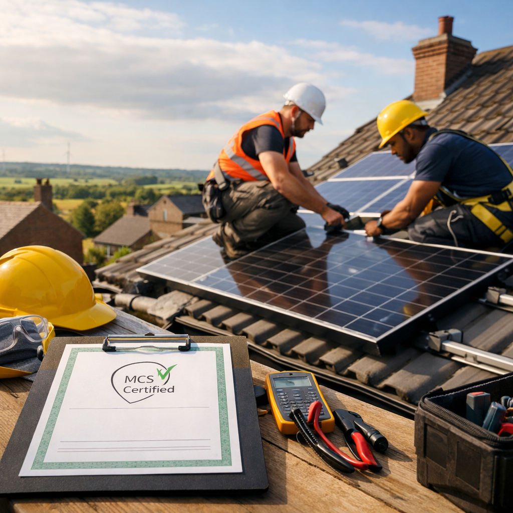MCS certificate or MCS Certified logo displayed professionally