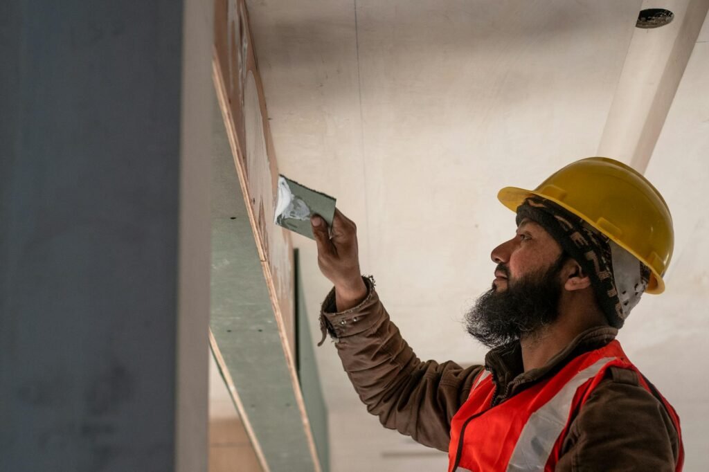 plasterer new build work