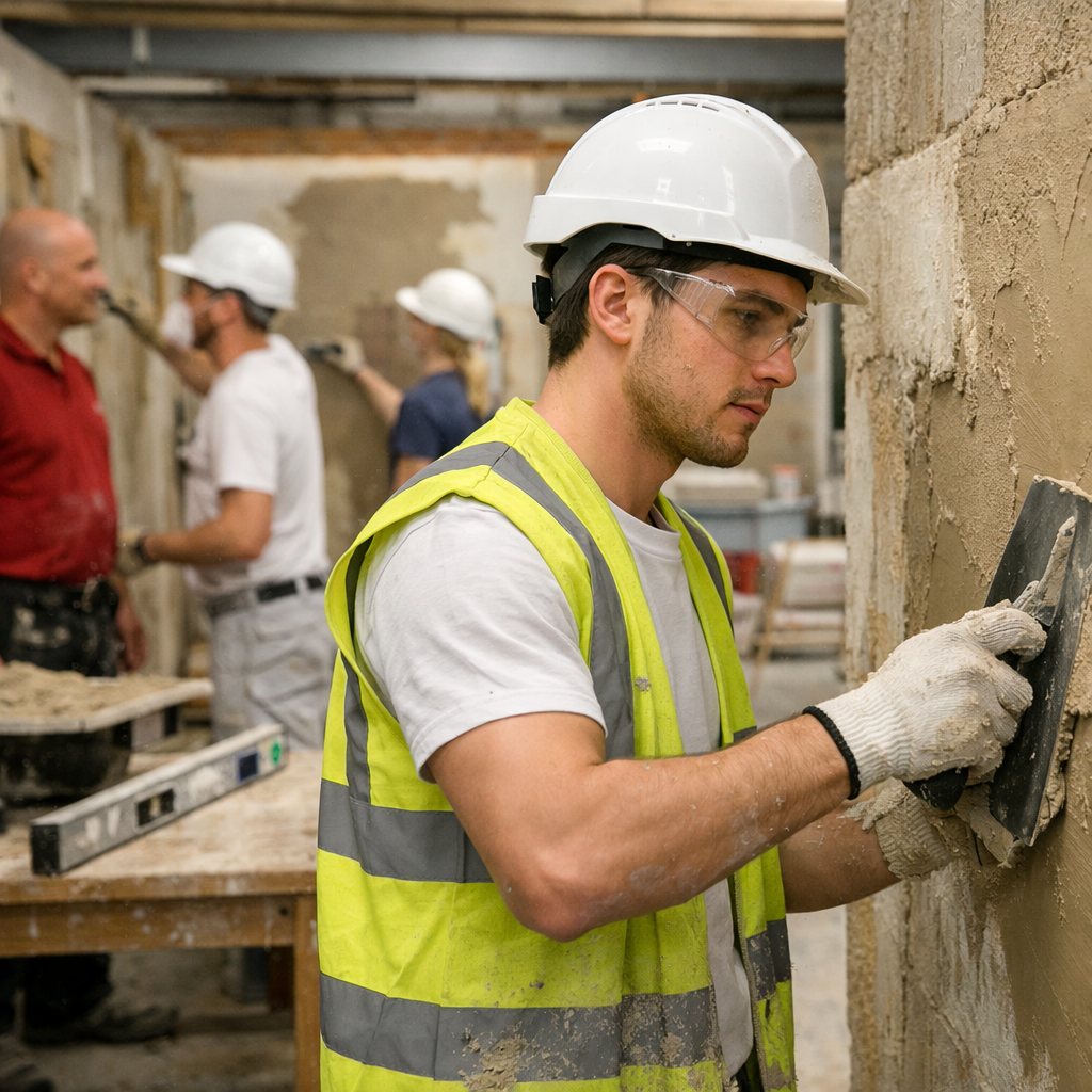 plasterer qualifications City and Guilds NVQ